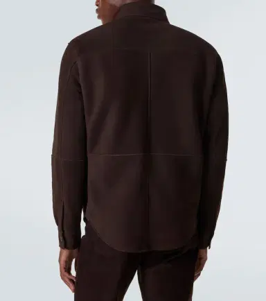 The Row Bento shearling-lined suede jacket | Thumbnail 3 The Row Bento shearling-lined suede jacket | Thumbnail 3
