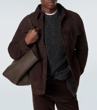 The Row Bento shearling-lined suede jacket | Thumbnail 4 The Row Bento shearling-lined suede jacket | Thumbnail 4