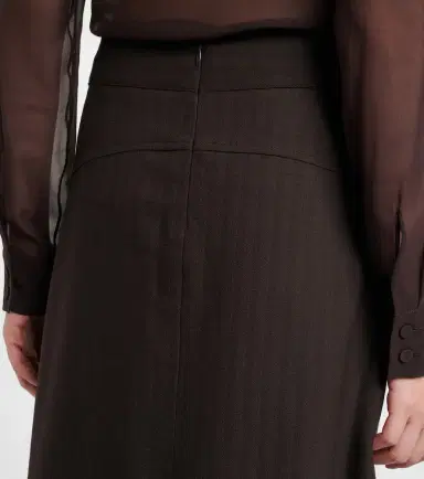 Gabriela Hearst Wesley pleated wool midi skirt | Thumbnail 2 Gabriela Hearst Wesley pleated wool midi skirt | Thumbnail 2