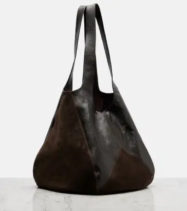 Chloé Chloé Chloé Balloon Medium leather and suede shopper | Thumbnail 2 Chloé Chloé Chloé Balloon Medium leather and suede shopper | Thumbnail 2
