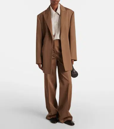 FFORME Agel high-rise virgin wool wide-leg pants | Thumbnail 4 FFORME Agel high-rise virgin wool wide-leg pants | Thumbnail 4