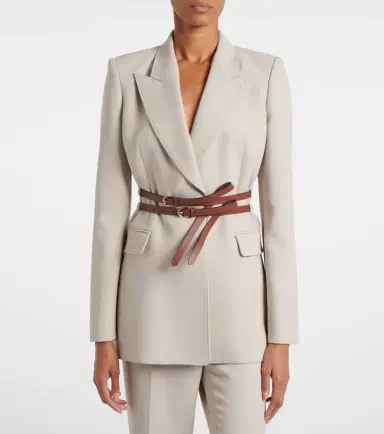 Gabriela Hearst Belted wool blazer | Thumbnail 4 Gabriela Hearst Belted wool blazer | Thumbnail 4