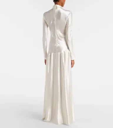 Fforme Mila satin maxi dress | Thumbnail 5 Fforme Mila satin maxi dress | Thumbnail 5
