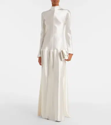 Fforme Mila satin maxi dress | Thumbnail 6 Fforme Mila satin maxi dress | Thumbnail 6