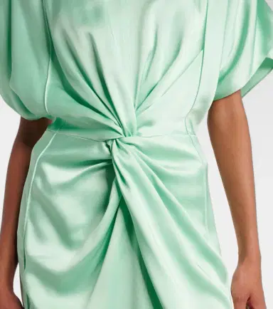 Stella McCartney Satin midi dress | Thumbnail 3 Stella McCartney Satin midi dress | Thumbnail 3