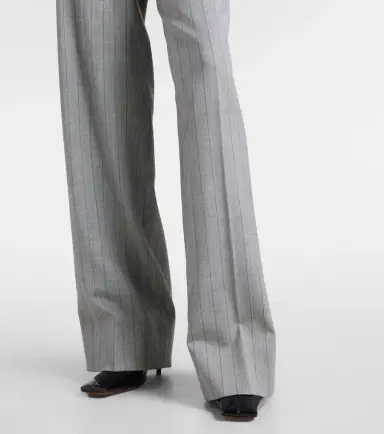 Stella McCartney Striped wool wide-leg pants | Thumbnail 2 Stella McCartney Striped wool wide-leg pants | Thumbnail 2