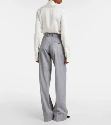 Stella McCartney Striped wool wide-leg pants | Thumbnail 3 Stella McCartney Striped wool wide-leg pants | Thumbnail 3