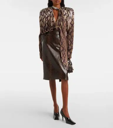Stella McCartney Snake-effect top | Thumbnail 4 Stella McCartney Snake-effect top | Thumbnail 4