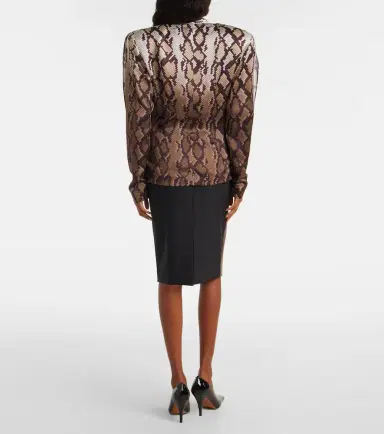 Stella McCartney Snake-effect top | Thumbnail 5 Stella McCartney Snake-effect top | Thumbnail 5