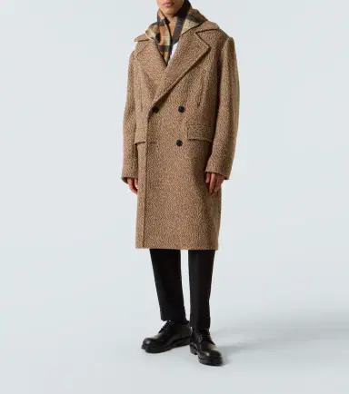 Dries Van Noten Double-breasted wool-blend coat | Thumbnail 3 Dries Van Noten Double-breasted wool-blend coat | Thumbnail 3