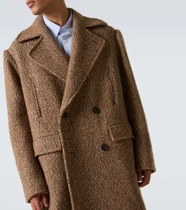 Dries Van Noten Double-breasted wool-blend coat | Thumbnail 4 Dries Van Noten Double-breasted wool-blend coat | Thumbnail 4