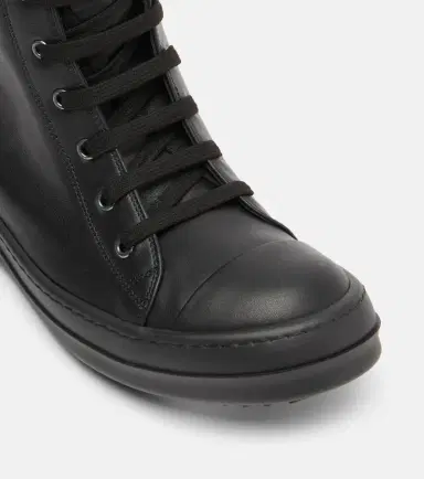 Rick Owens High Top Sneaks leather sneakers | Thumbnail 3 Rick Owens High Top Sneaks leather sneakers | Thumbnail 3