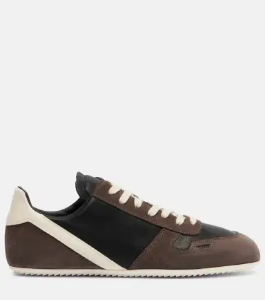 Rick Owens Minimal leather and suede sneakers | Thumbnail 2 Rick Owens Minimal leather and suede sneakers | Thumbnail 2