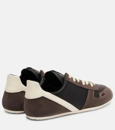 Rick Owens Minimal leather and suede sneakers | Thumbnail 4 Rick Owens Minimal leather and suede sneakers | Thumbnail 4