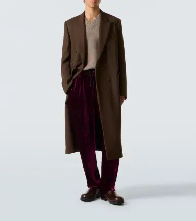 Dries Van Noten Velvet sweatpants | Thumbnail 2 Dries Van Noten Velvet sweatpants | Thumbnail 2