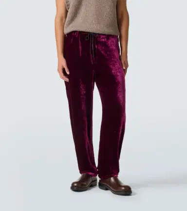 Dries Van Noten Velvet sweatpants | Thumbnail 3 Dries Van Noten Velvet sweatpants | Thumbnail 3