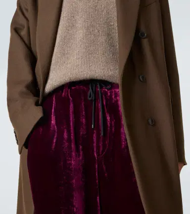 Dries Van Noten Velvet sweatpants | Thumbnail 5 Dries Van Noten Velvet sweatpants | Thumbnail 5