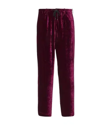 Dries Van Noten Velvet sweatpants | Thumbnail 1 Dries Van Noten Velvet sweatpants | Thumbnail 1
