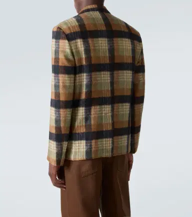 Dries Van Noten Checked wool blazer | Thumbnail 6 Dries Van Noten Checked wool blazer | Thumbnail 6