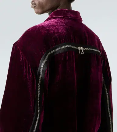 Dries Van Noten Velvet bomber jacket | Thumbnail 2 Dries Van Noten Velvet bomber jacket | Thumbnail 2