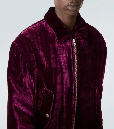 Dries Van Noten Velvet bomber jacket | Thumbnail 6 Dries Van Noten Velvet bomber jacket | Thumbnail 6