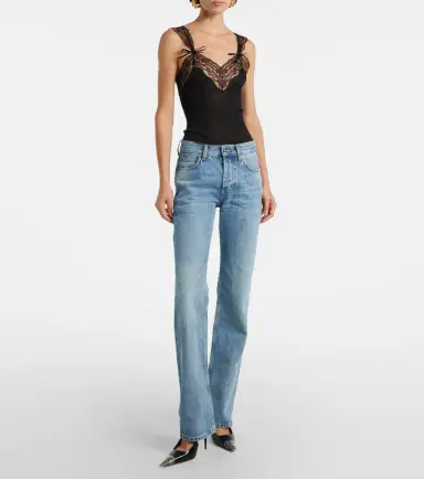 Saint Laurent Mid-rise bootcut jeans | Thumbnail 5 Saint Laurent Mid-rise bootcut jeans | Thumbnail 5