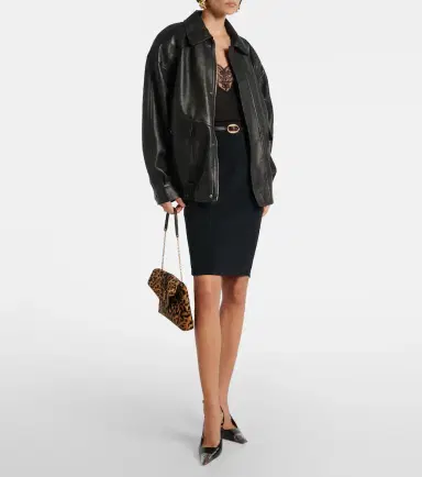 Saint Laurent High-rise pencil skirt | Thumbnail 2 Saint Laurent High-rise pencil skirt | Thumbnail 2