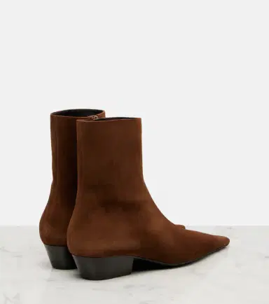 Saint Laurent Jill 30 suede ankle boots | Thumbnail 4 Saint Laurent Jill 30 suede ankle boots | Thumbnail 4