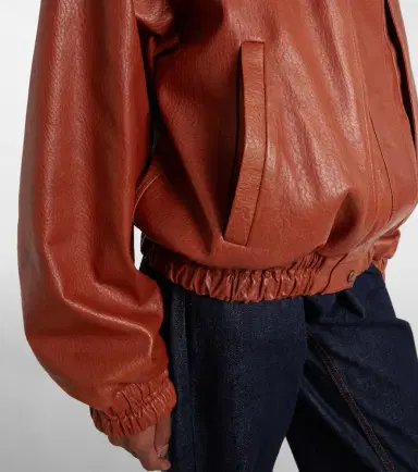 Magda Butrym Leather blouson jacket | Thumbnail 5 Magda Butrym Leather blouson jacket | Thumbnail 5
