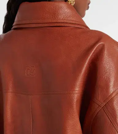Magda Butrym Leather blouson jacket | Thumbnail 6 Magda Butrym Leather blouson jacket | Thumbnail 6