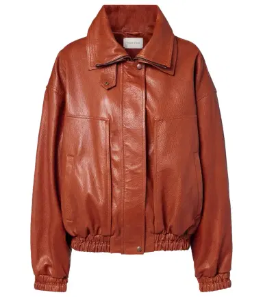 Magda Butrym Leather blouson jacket | Thumbnail 1 Magda Butrym Leather blouson jacket | Thumbnail 1
