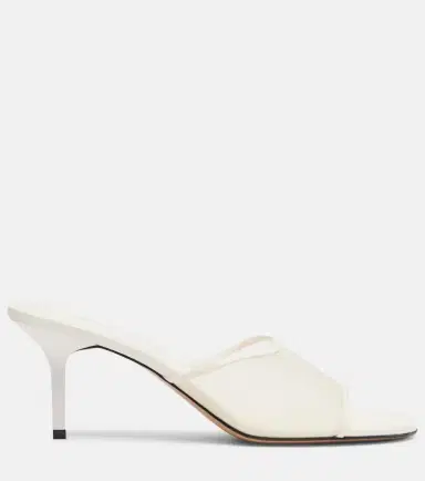 Jacquemus Leather-trimmed canvas sandals | Thumbnail 3 Jacquemus Leather-trimmed canvas sandals | Thumbnail 3