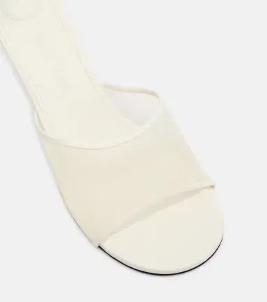 Jacquemus Leather-trimmed canvas sandals | Thumbnail 4 Jacquemus Leather-trimmed canvas sandals | Thumbnail 4