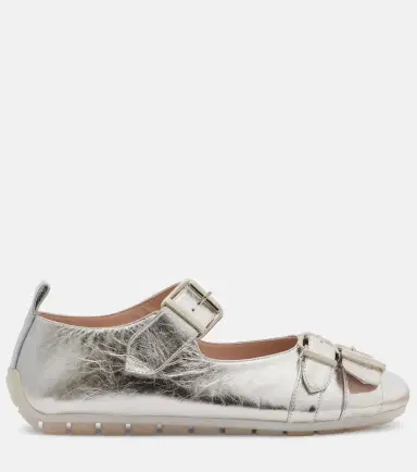 Simone Rocha Buckle Ballerina Grip leather ballet flats | Thumbnail 2 Simone Rocha Buckle Ballerina Grip leather ballet flats | Thumbnail 2