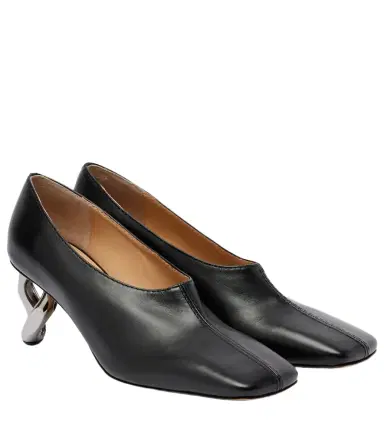 JW Anderson Chain 95 leather pumps | Thumbnail 1 JW Anderson Chain 95 leather pumps | Thumbnail 1