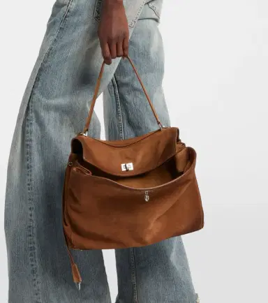 Balenciaga Rodeo Medium suede shoulder bag | Thumbnail 6 Balenciaga Rodeo Medium suede shoulder bag | Thumbnail 6