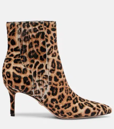 Veronica Beard Lisa 70 leopard-print calf hair ankle boots | Thumbnail 2 Veronica Beard Lisa 70 leopard-print calf hair ankle boots | Thumbnail 2