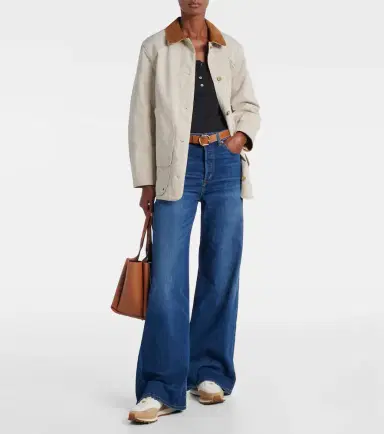 Veronica Beard Valentina suede-trimmed leather sneakers | Thumbnail 5 Veronica Beard Valentina suede-trimmed leather sneakers | Thumbnail 5