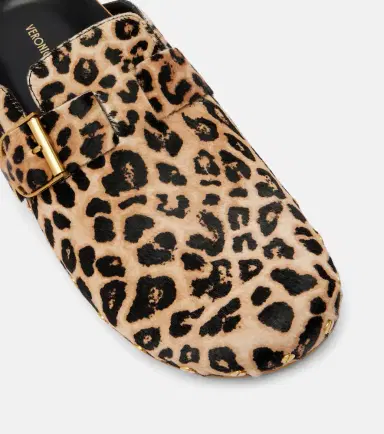 Veronica Beard Fern leopard-print calf hair mules | Thumbnail 3 Veronica Beard Fern leopard-print calf hair mules | Thumbnail 3