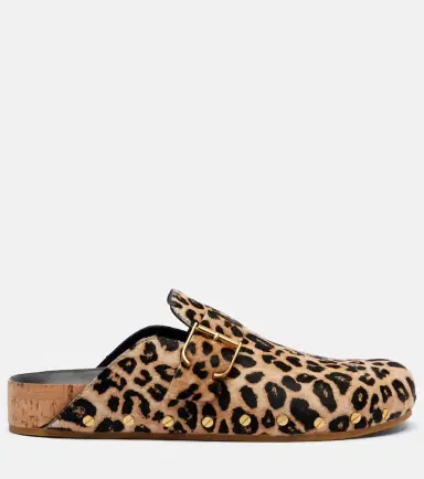 Veronica Beard Fern leopard-print calf hair mules | Thumbnail 4 Veronica Beard Fern leopard-print calf hair mules | Thumbnail 4