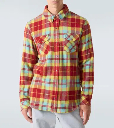 God's True Cashmere Plaid cashmere shirt with labradorite | Thumbnail 4 God's True Cashmere Plaid cashmere shirt with labradorite | Thumbnail 4