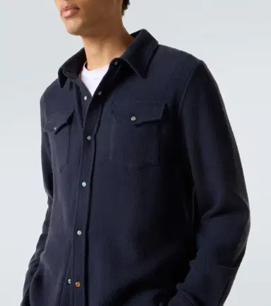 God's True Cashmere Cashmere shirt with emerald | Thumbnail 4 God's True Cashmere Cashmere shirt with emerald | Thumbnail 4