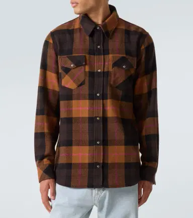 God's True Cashmere Plaid cashmere shirt with sunstone | Thumbnail 3 God's True Cashmere Plaid cashmere shirt with sunstone | Thumbnail 3