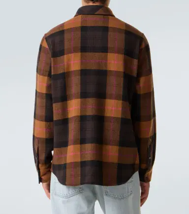 God's True Cashmere Plaid cashmere shirt with sunstone | Thumbnail 5 God's True Cashmere Plaid cashmere shirt with sunstone | Thumbnail 5