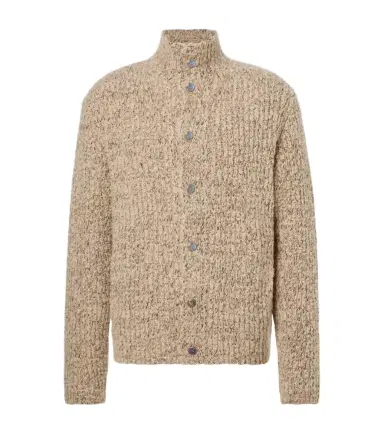 God’s True Cashmere Cashmere bouclé cardigan with labradorite | Thumbnail 1 God’s True Cashmere Cashmere bouclé cardigan with labradorite | Thumbnail 1