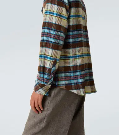 God’s True Cashmere Plaid cashmere shirt with sunstone | Thumbnail 2 God’s True Cashmere Plaid cashmere shirt with sunstone | Thumbnail 2