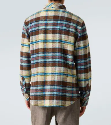 God’s True Cashmere Plaid cashmere shirt with sunstone | Thumbnail 6 God’s True Cashmere Plaid cashmere shirt with sunstone | Thumbnail 6