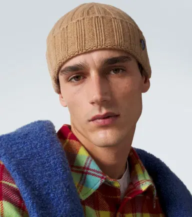 God's True Cashmere Cashmere beanie with lapis lazuli | Thumbnail 4 God's True Cashmere Cashmere beanie with lapis lazuli | Thumbnail 4