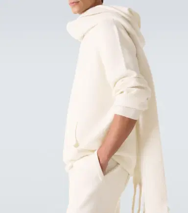 God's True Cashmere Cashmere hoodie with amethyst | Thumbnail 2 God's True Cashmere Cashmere hoodie with amethyst | Thumbnail 2