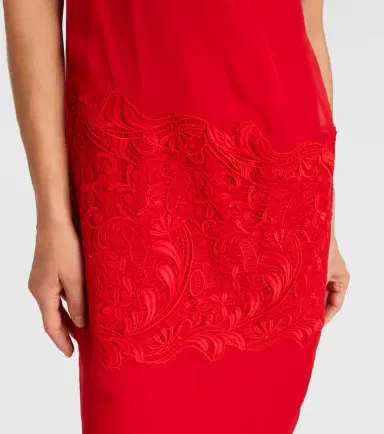 Ferragamo Draped silk midi dress | Thumbnail 2 Ferragamo Draped silk midi dress | Thumbnail 2